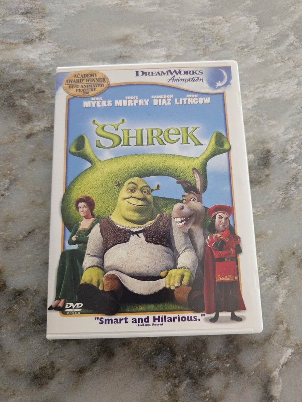 Shrek DVD 2001 Full Screen DreamWorks Animated Movie
